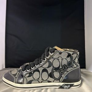 Coach midtop sneakers slightly used